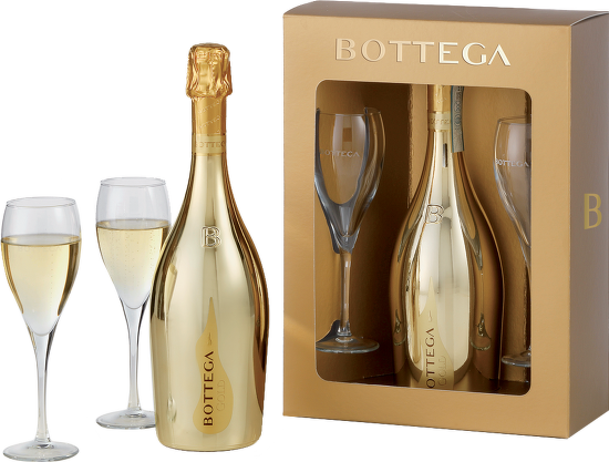 BOTTEGA Gold 3 x 750 ml + Sklo 2 ks