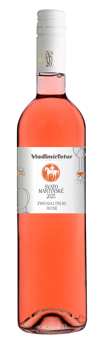 Vladimír Tetur Svatomartinské Zweigeltrebe rosé 750 ml
