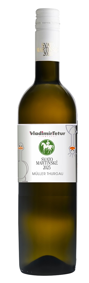 Vladimír Tetur Svatomartinské Müller Thurgau 750 ml