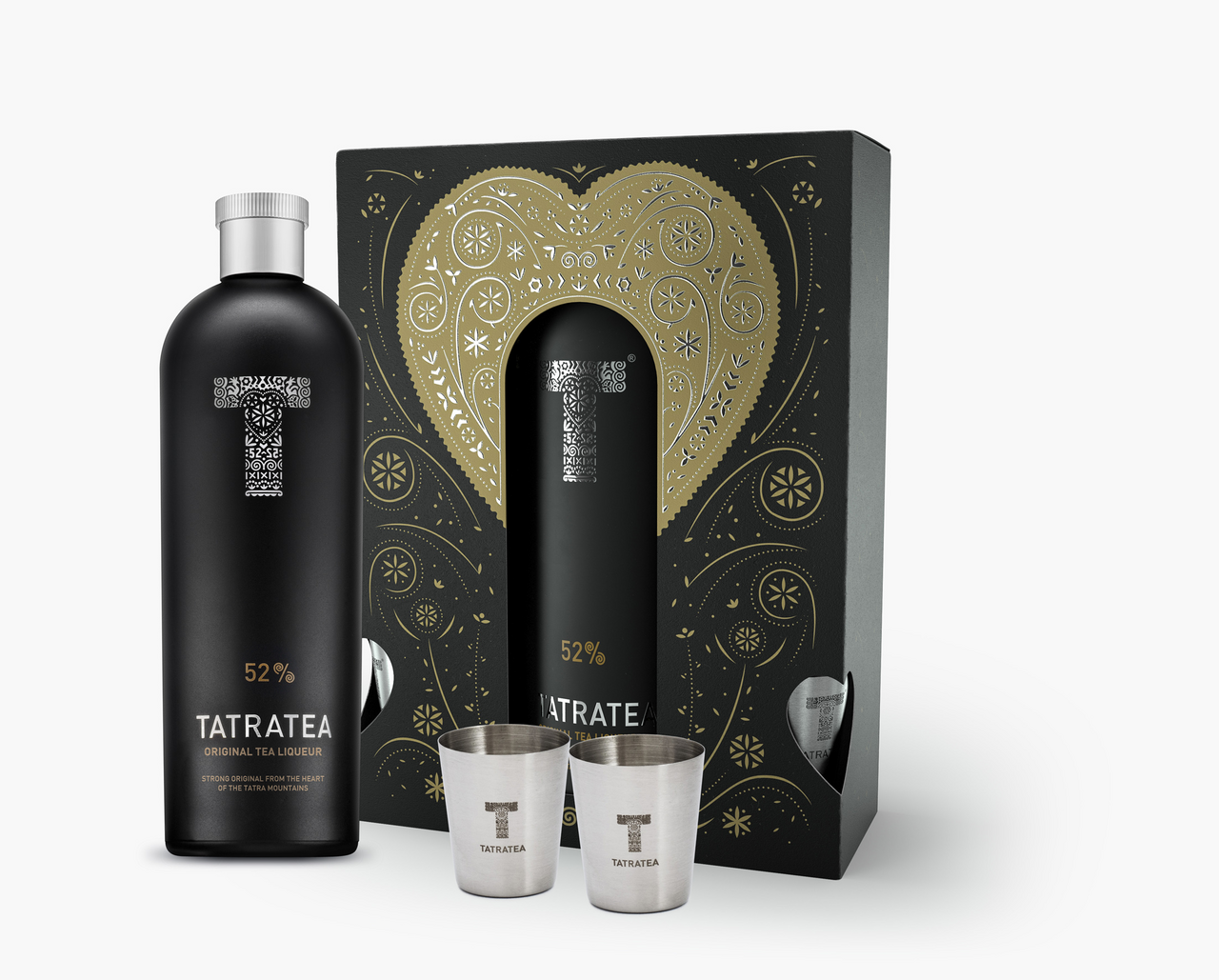 TATRATEA 52 % 700 ml + sklo 2 ks
