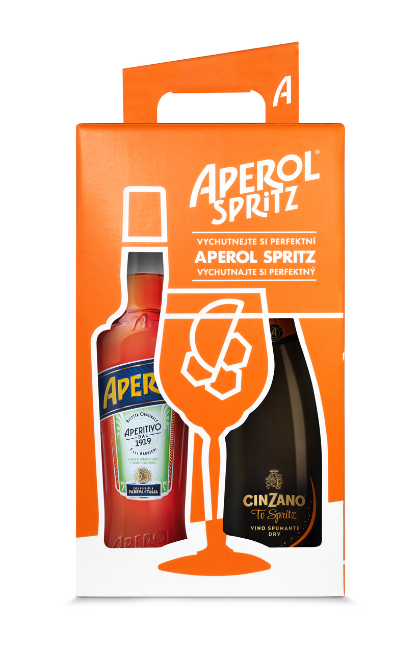 Aperol 11% 700 ml + Cinzano 750 ml