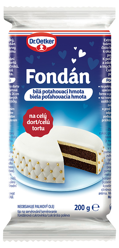 Dr. Oetker Fondán bílá potahovací hmota 200 g