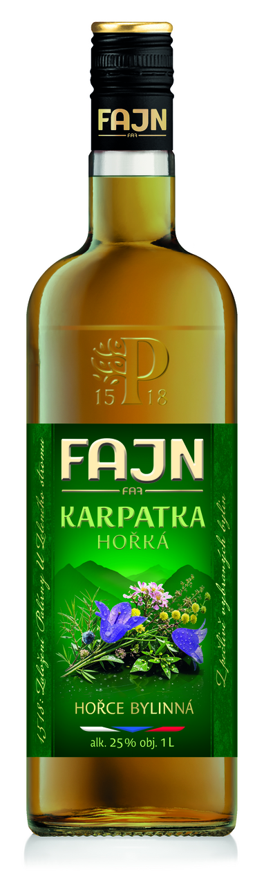 FAJN Karpatka hořká 25 % 1 l