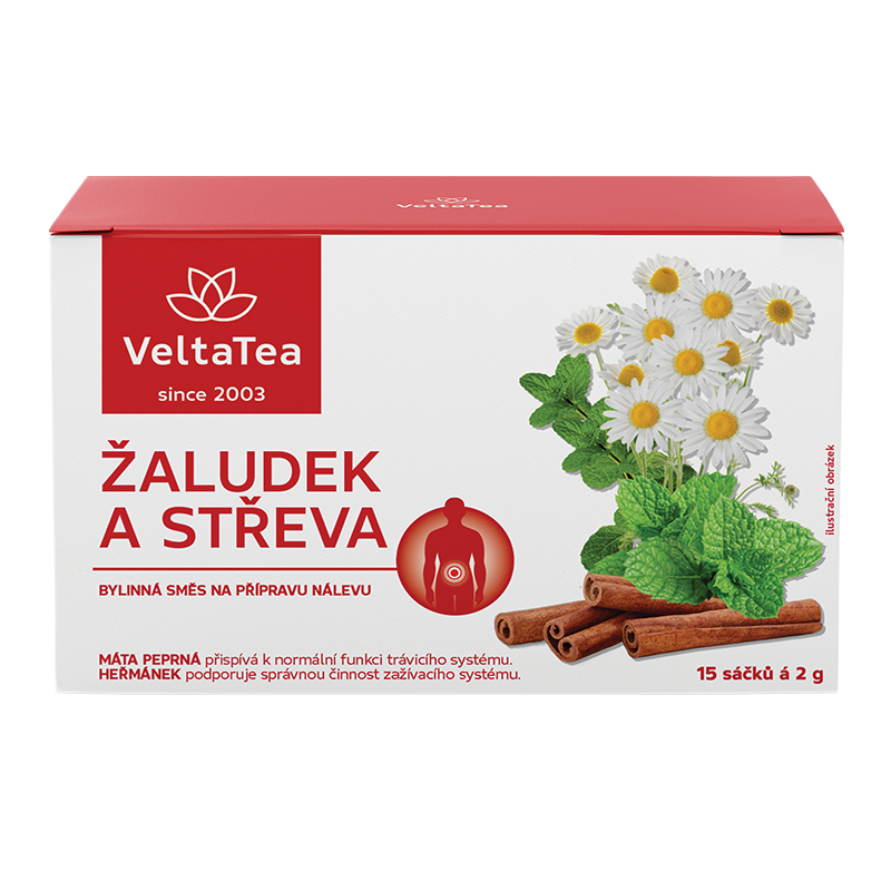 VeltaTea Čaj bylinná směs žaludek a střeva 30 g
