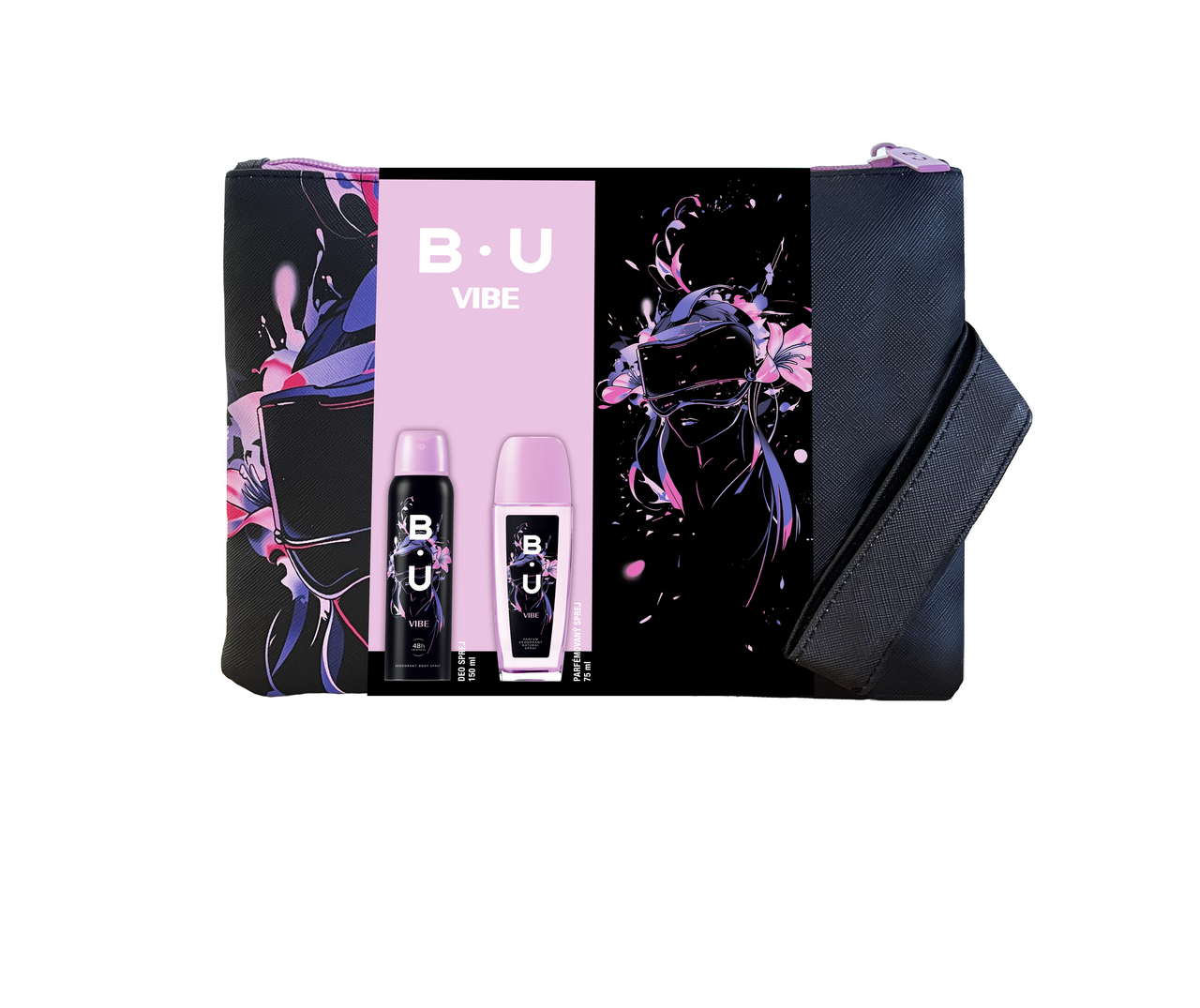 B.U. Vibe 2Pack dárková sada (DNS 75 ml + deo sprej 150 ml)