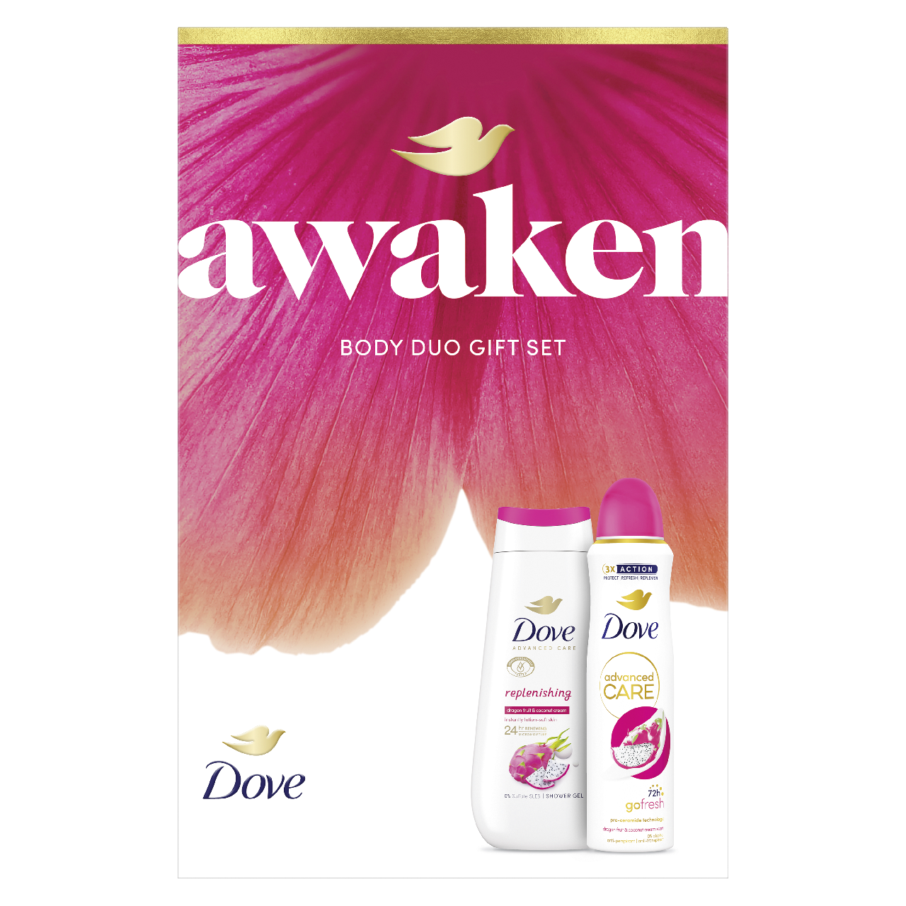 Dove Dragonfruit dárková sada (deo 150 ml + SG 225 ml)