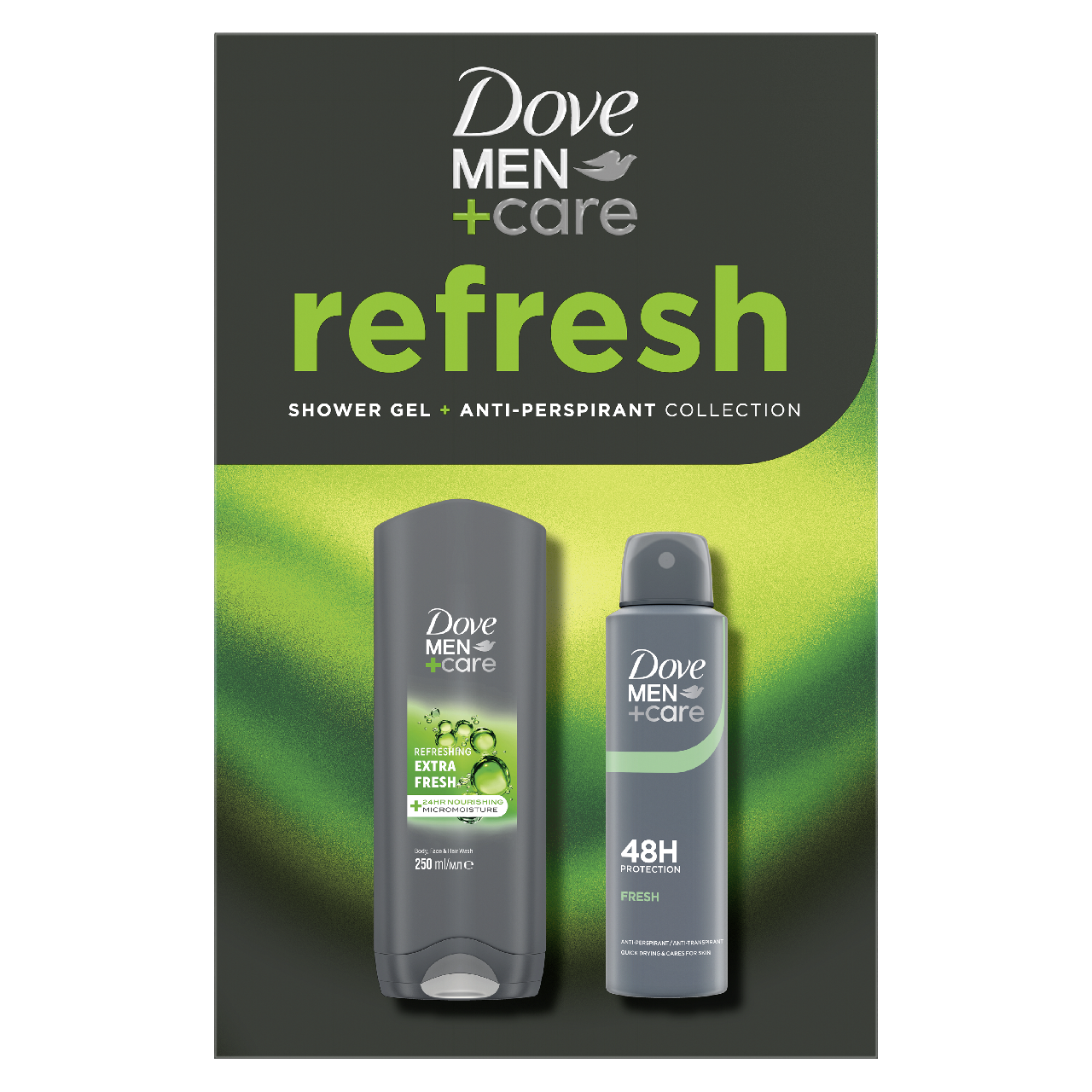 Dove MEN +Care Extra Fresh dárková sada (deo 150 ml + SG 250 ml)