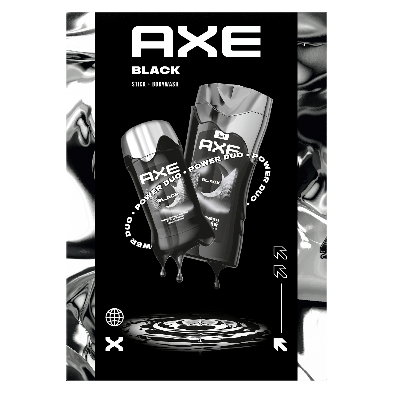 AXE Black dárková sada (deo 50 ml + SG 250 ml)