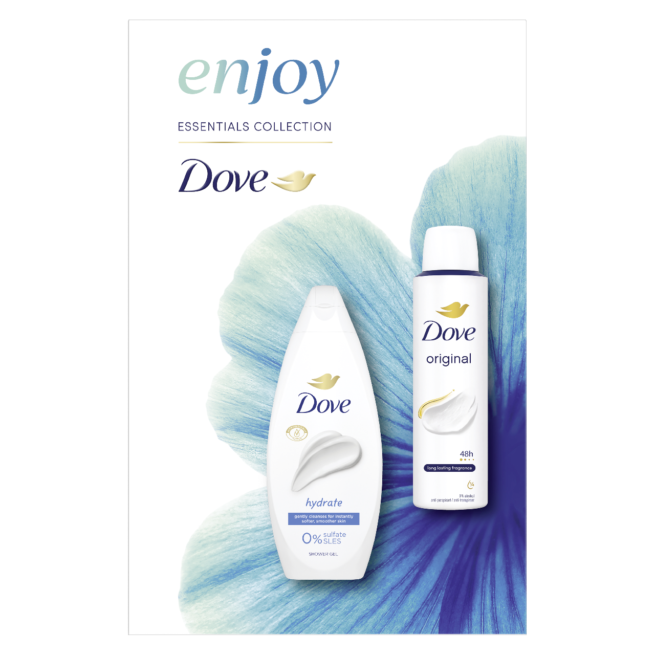 Dove Hydrate Base 2 dárková sada (deo 150 ml + SG 250 ml)