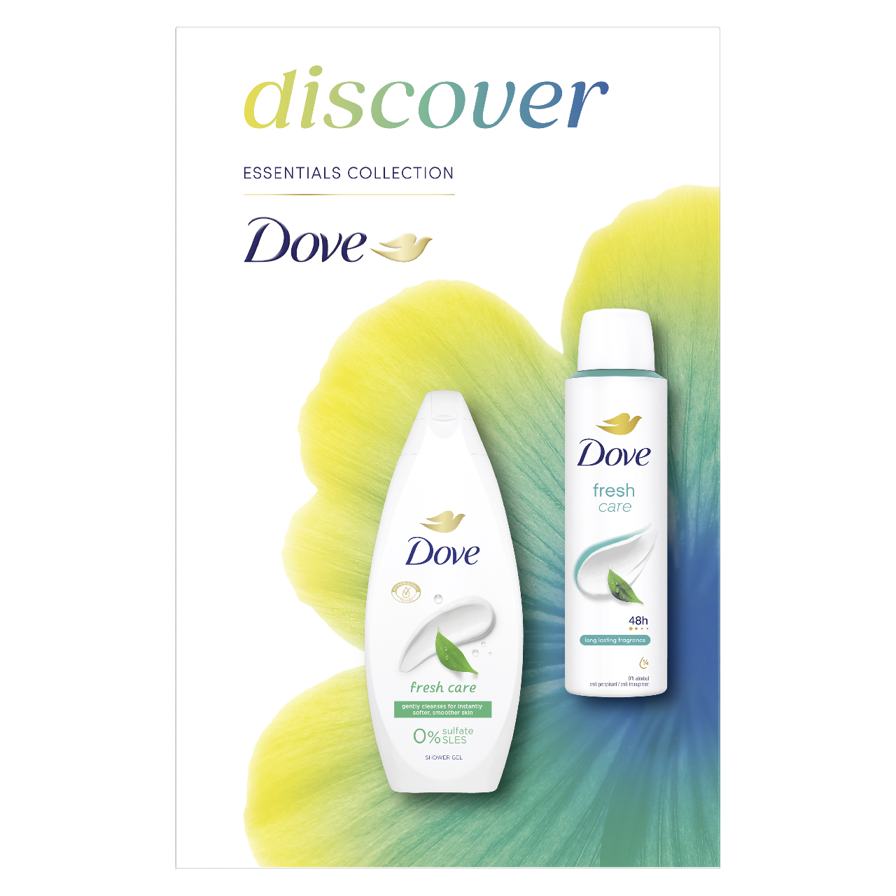 Dove Fresh Care Base 2 dárková sada (deo 150 ml + SG 250 ml)