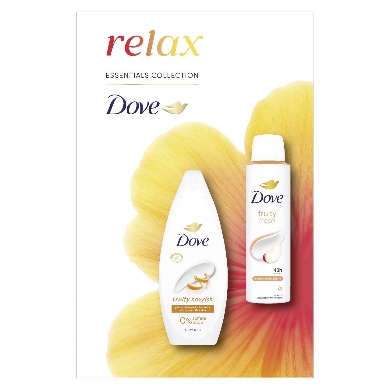 Dove Fruity Base 2 dárková sada (deo 150 ml + SG 250 ml)