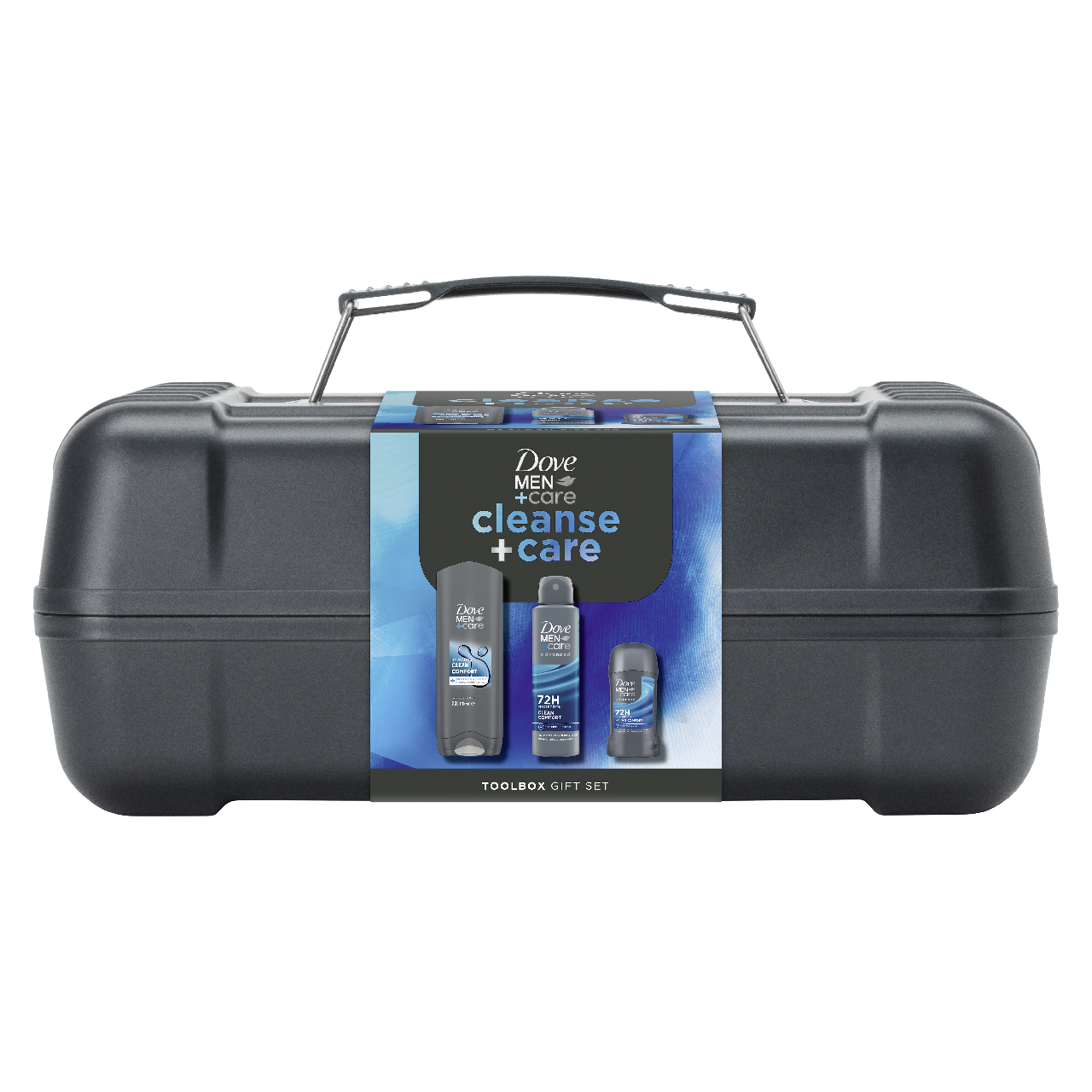 Dove MEN +Care Clean Comfort dárková sada (deo 150 ml + deo 50 ml + SG 250 ml)