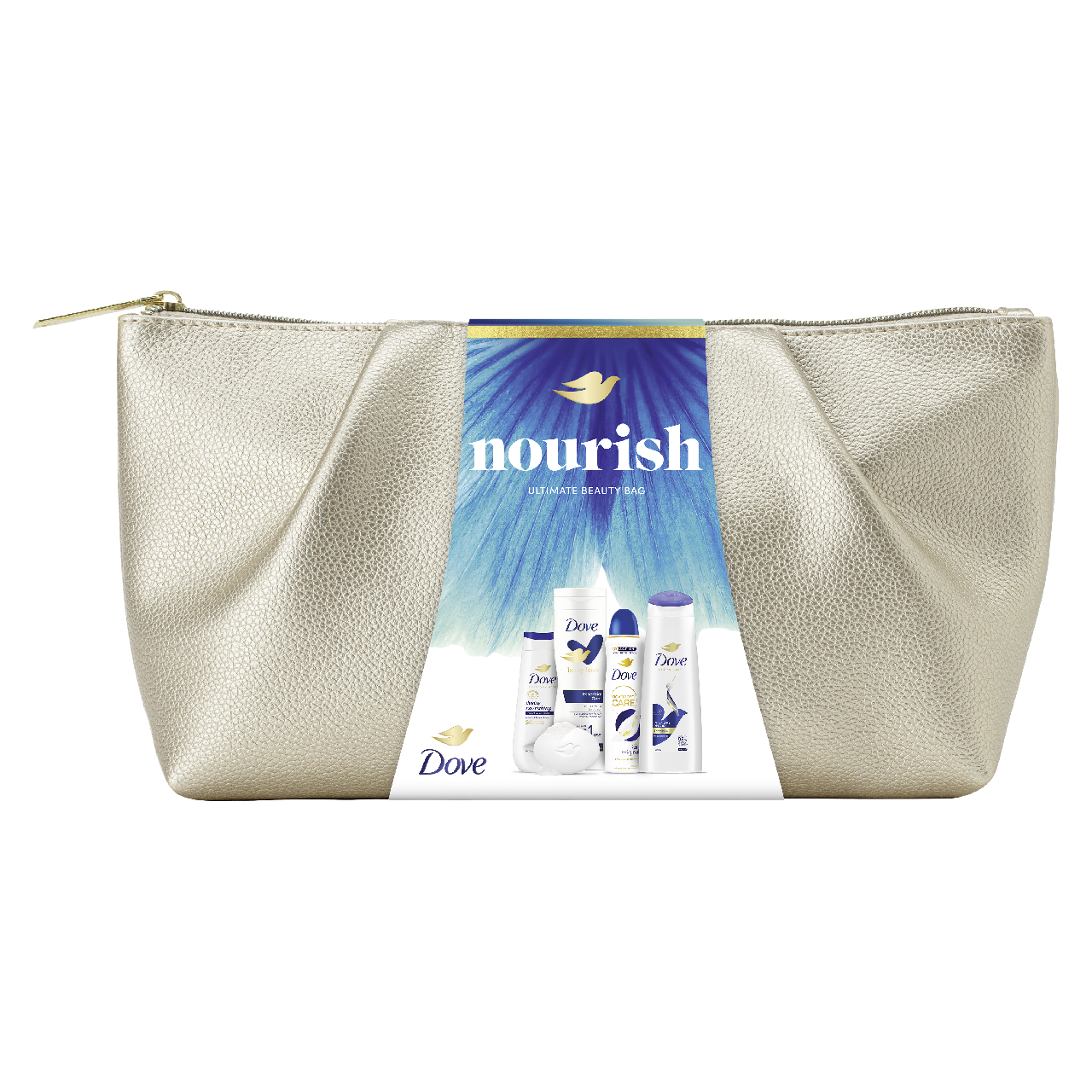 Dove Original dárková sada (deo 150 ml + SG 225 ml + tělové mléko 250 ml + mýdlo 90 g + šampon 250 ml)