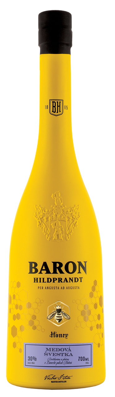 BARON Hildprandt medová švestka 30 % 700 ml