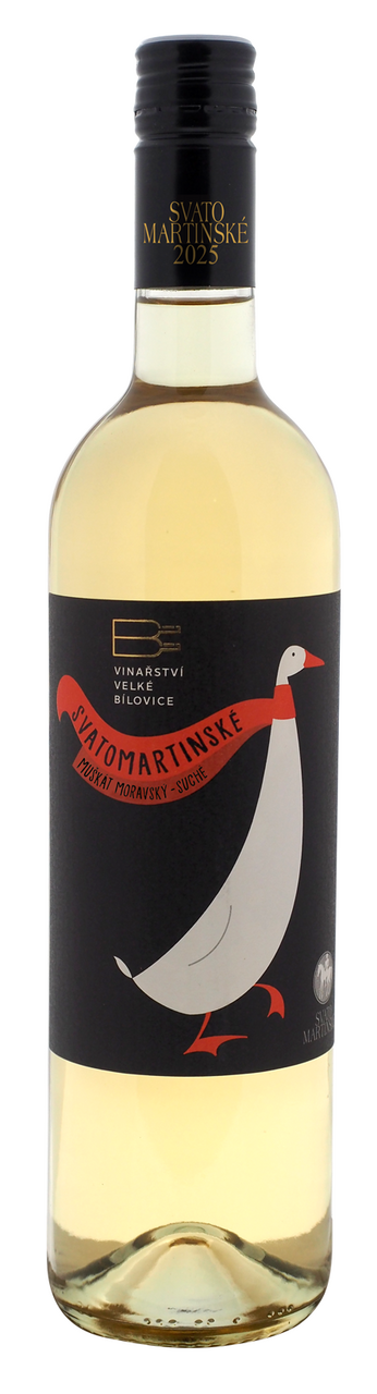 Vinařství Velké Bílovice Svatomartinské Muškát Moravský 750 ml