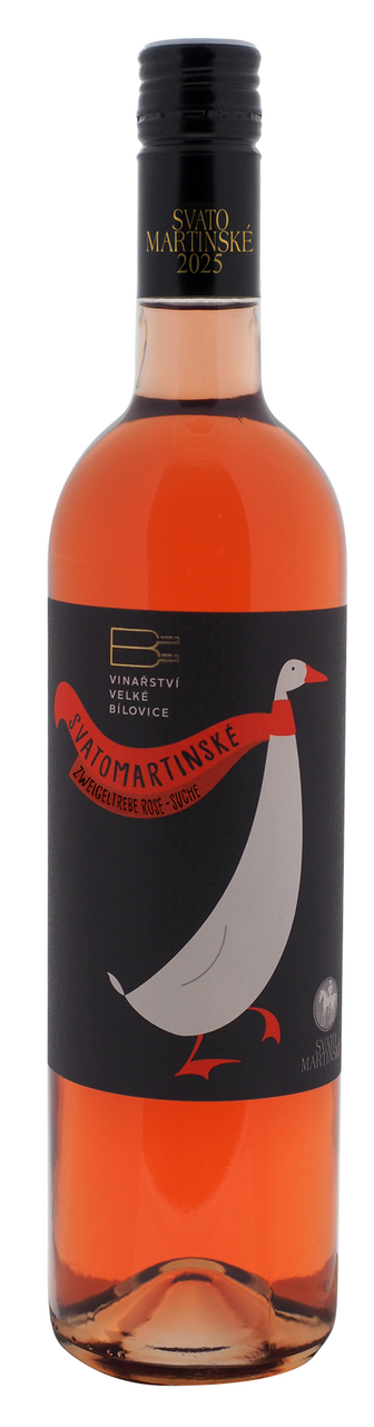 Vinařství Velké Bílovice Svatomartinské Zweigeltrebe rosé 6 x 750 ml