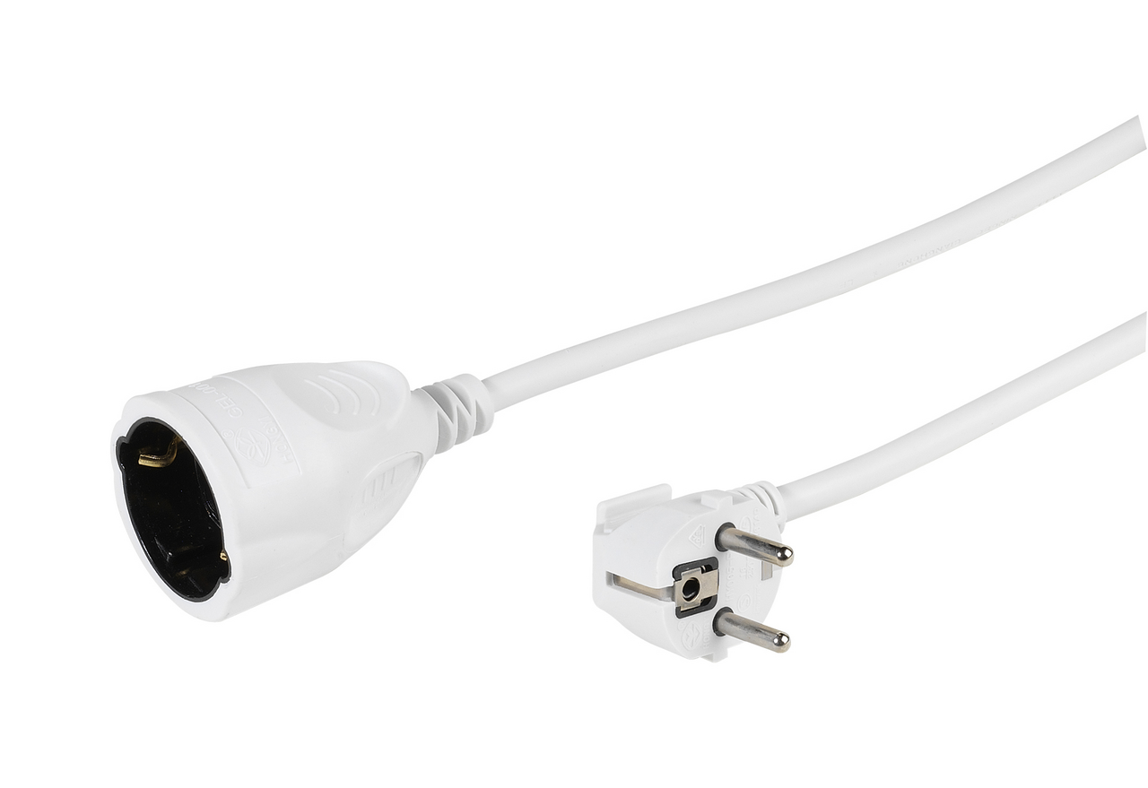 aro Kabel prodlužovací 5 m bílý 1 ks