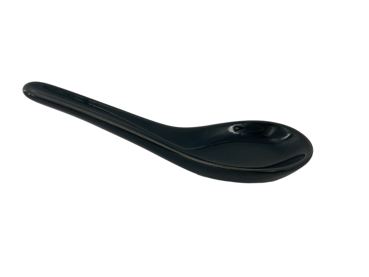 METRO PROFESSIONAL Lžička VILO porcelán černá 6 ks