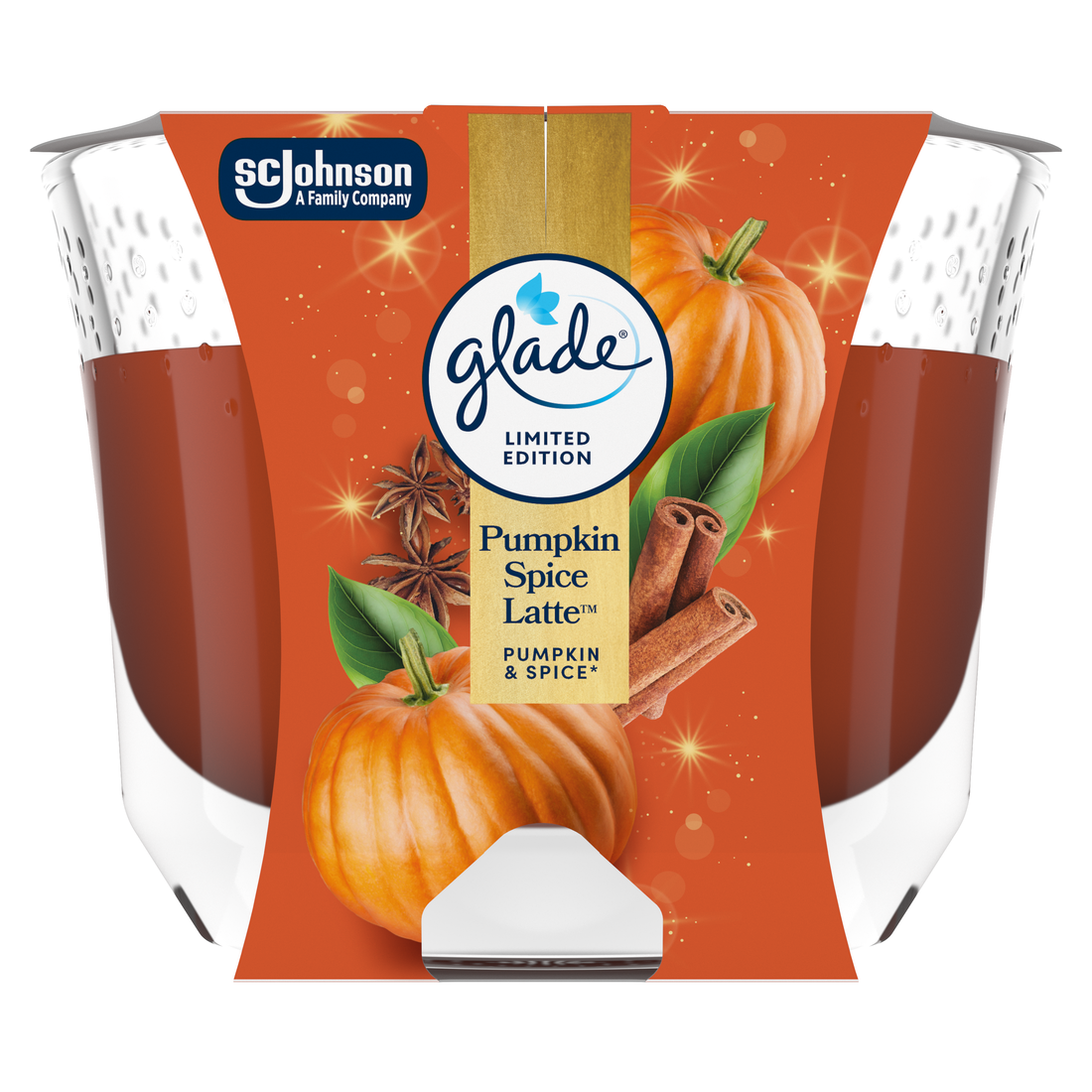 glade Svíčka Maxi Pumpkin Spice Latte 204 g