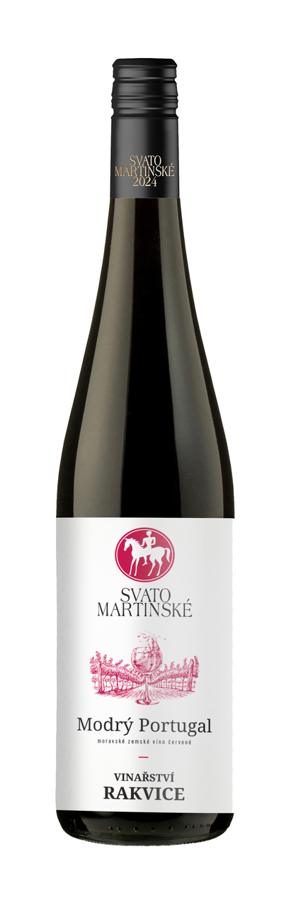 Vinařství Rakvice Svatomartinské Modrý Portugal 750 ml
