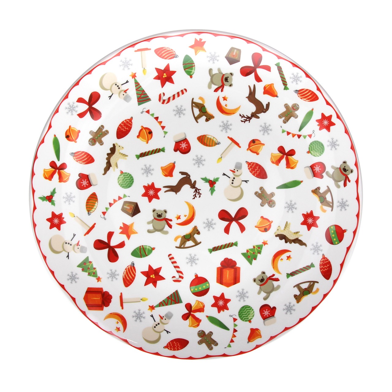 Talíř mělký DELISH 31 cm porcelán 1 ks