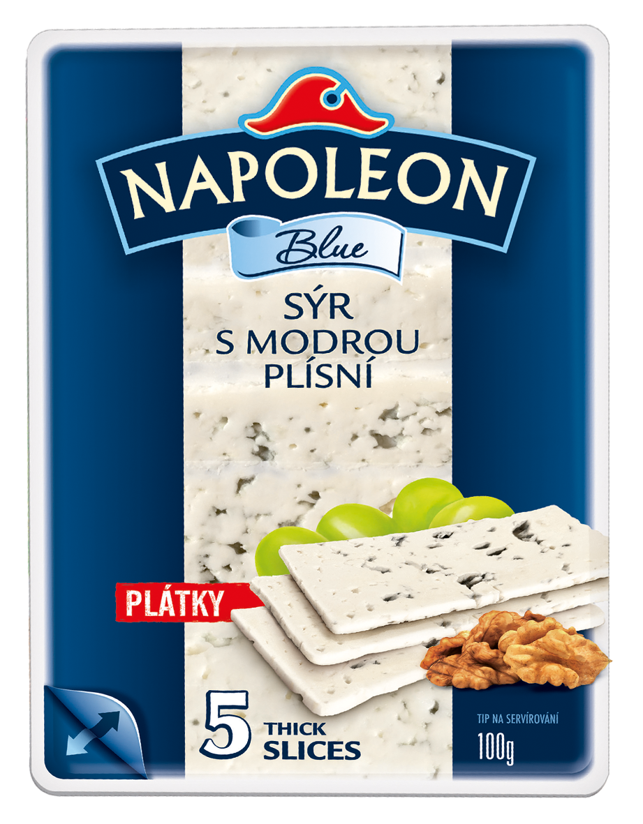 NAPOLEON s modrou plísní plátky chlaz. 100 g