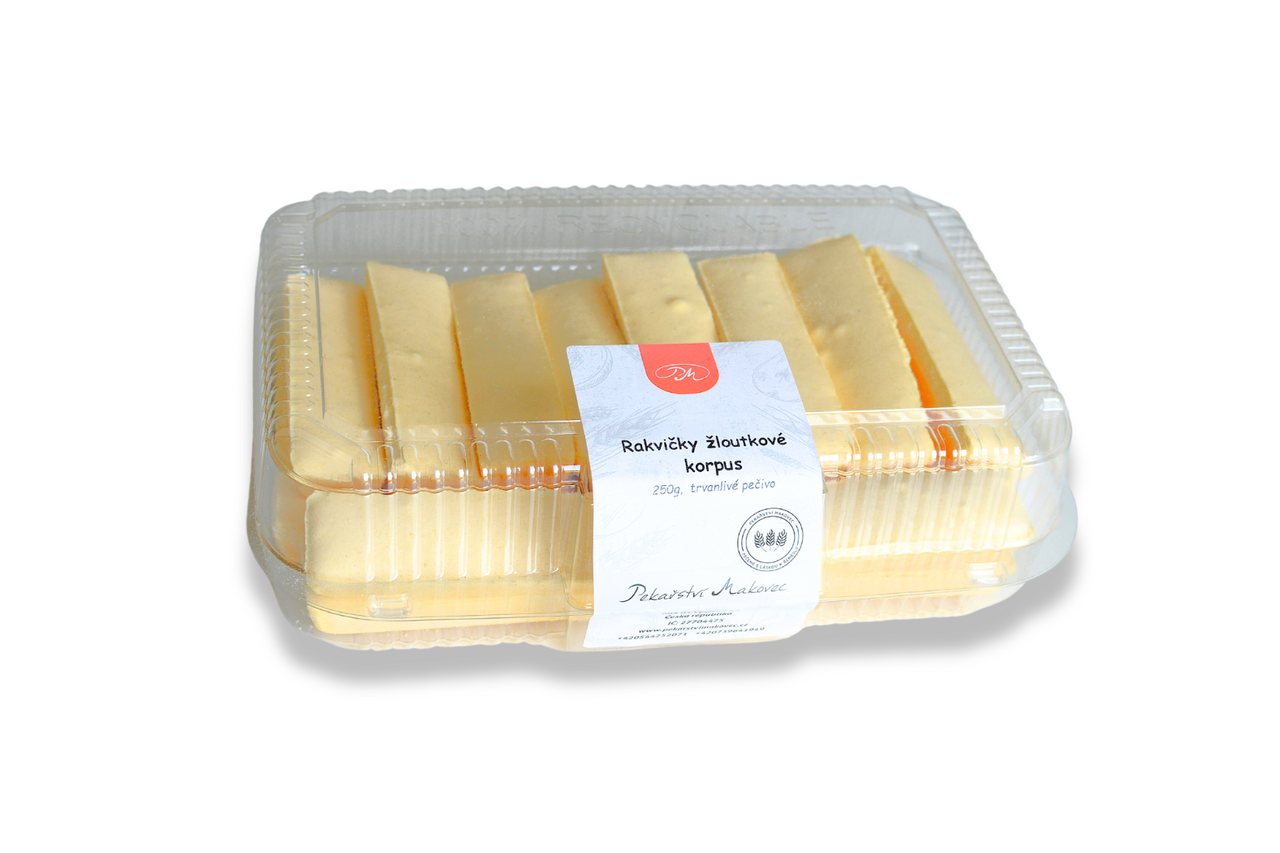 Rakvičky žloutkové korpus 250 g