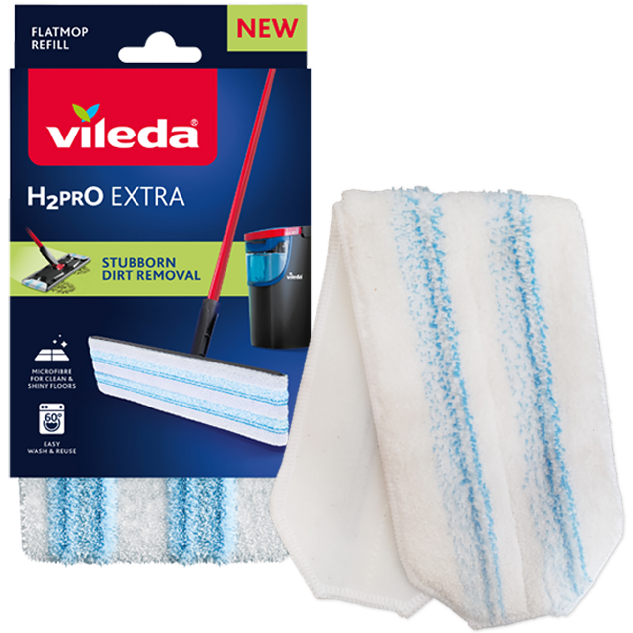 vileda H2Pro Mop plochý náhrada 1 ks