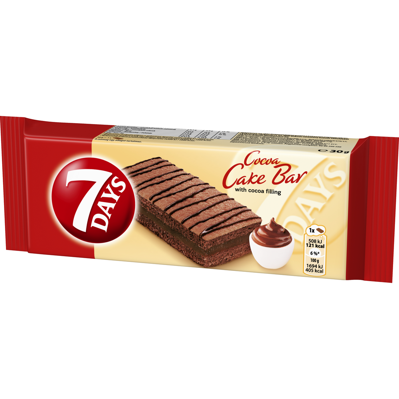 7DAYS CAKE BAR KAKAO 30G