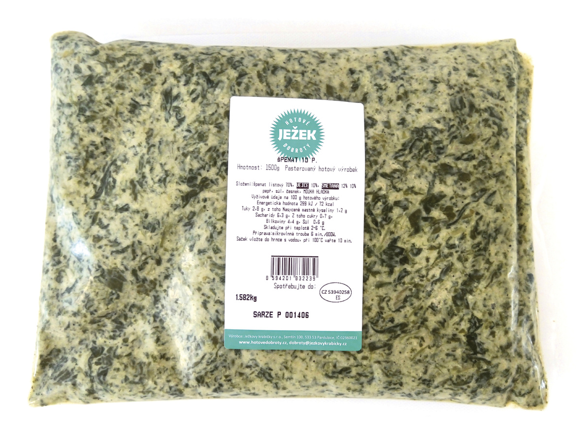 Špenát přílohový 1,5 kg