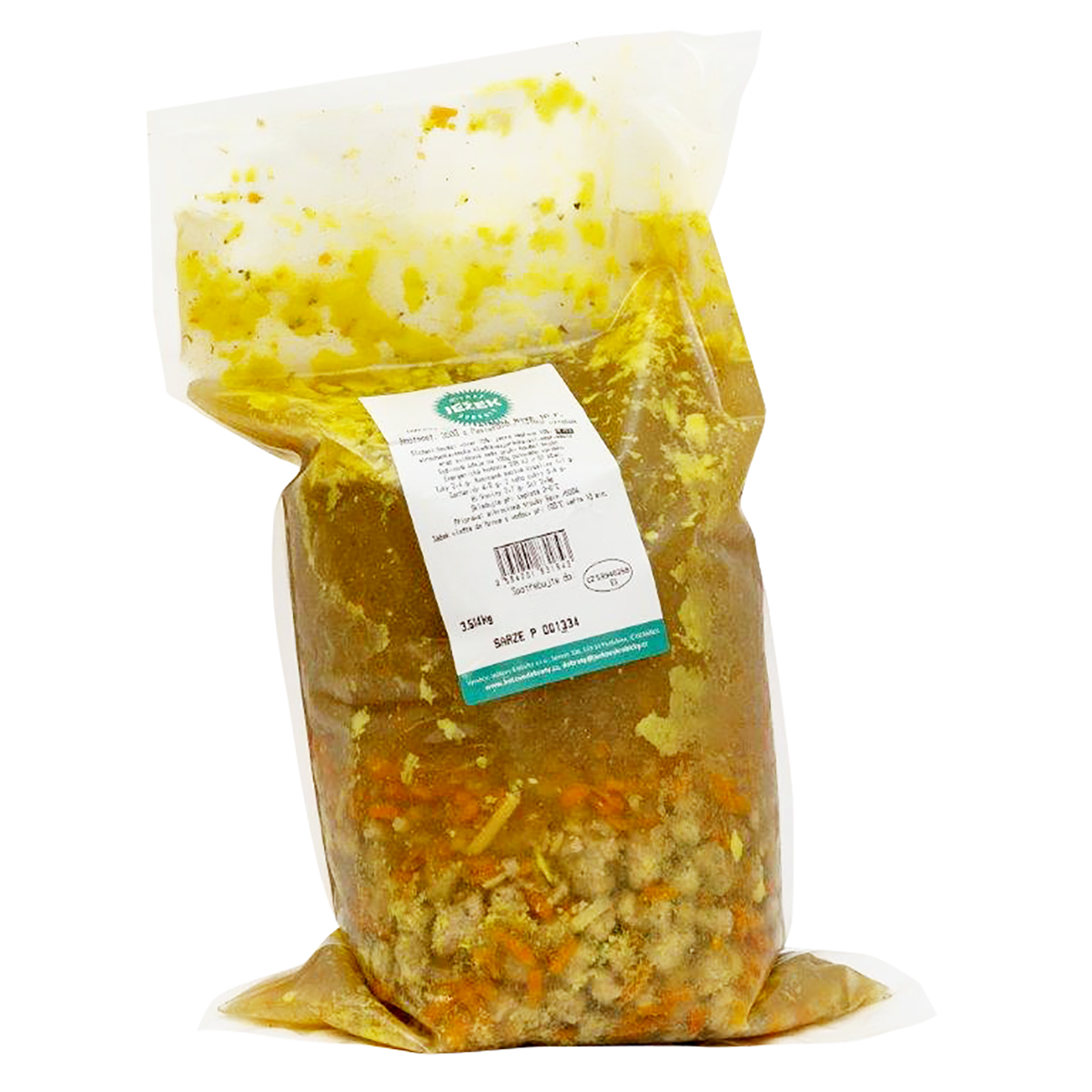 Hovězí vývar s játrovými knedlíčky rýže chlaz. 3,5 kg