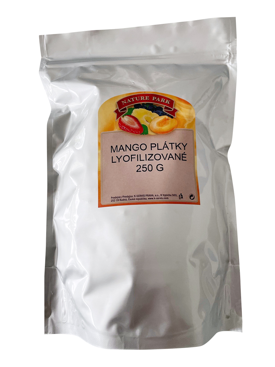 Lyofilizované mango plátky 250 g