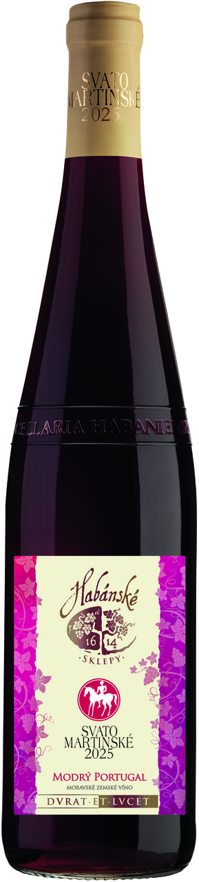 Habánské sklepy Svatomartinské Modrý Portugal 750 ml