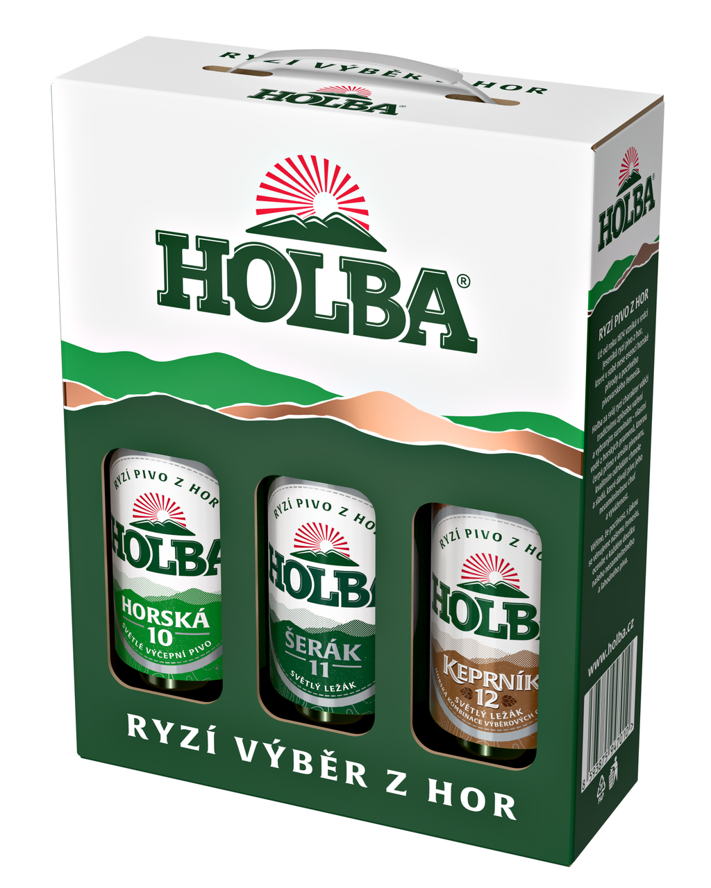 HOLBA Ryzí výběr 3 x 500 ml