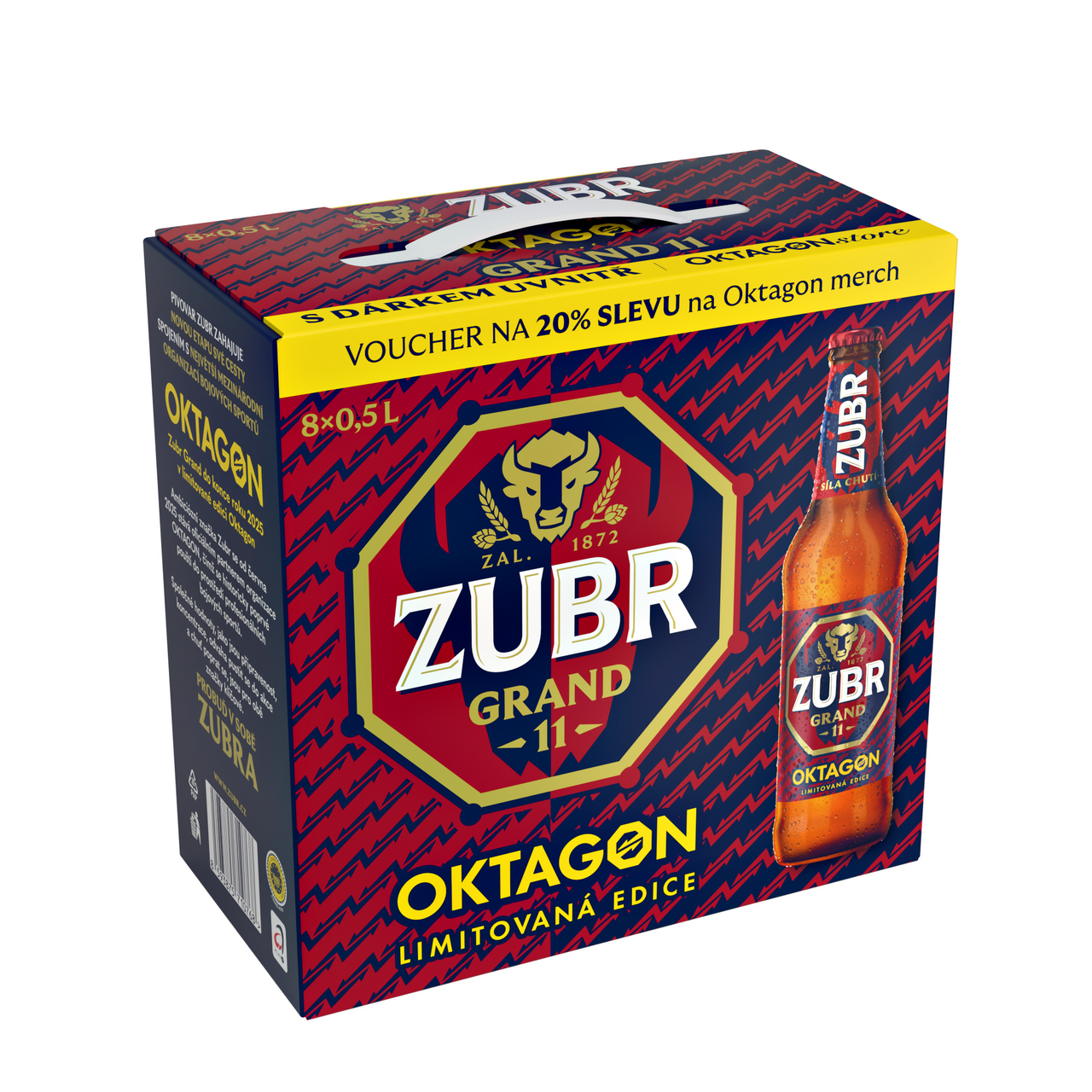 ZUBR Oktagon 8 x 500 ml