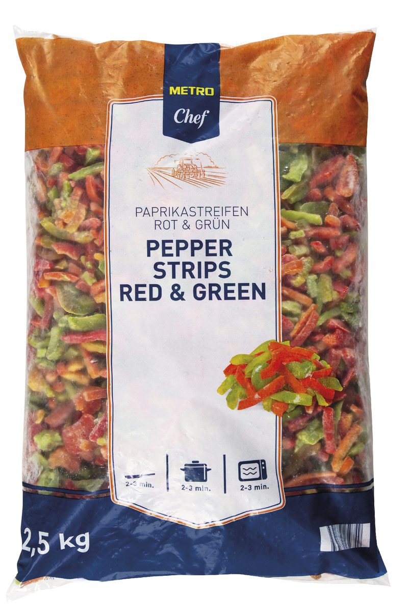 METRO Chef Paprika červená zelená 2,5 kg