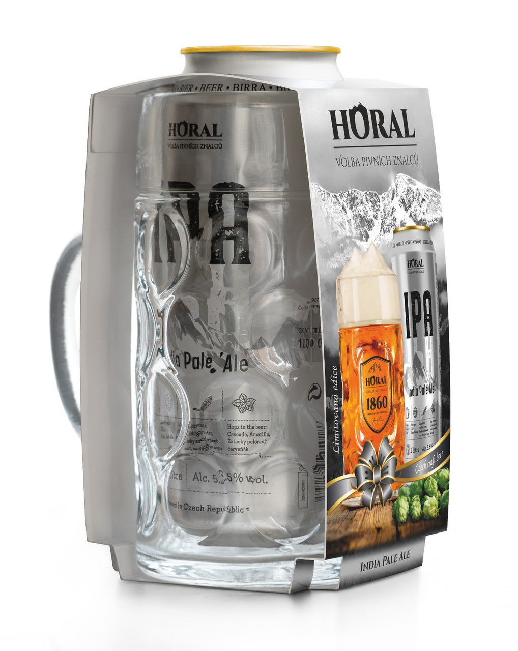 HORAL IPA 1 l + sklo 1 ks