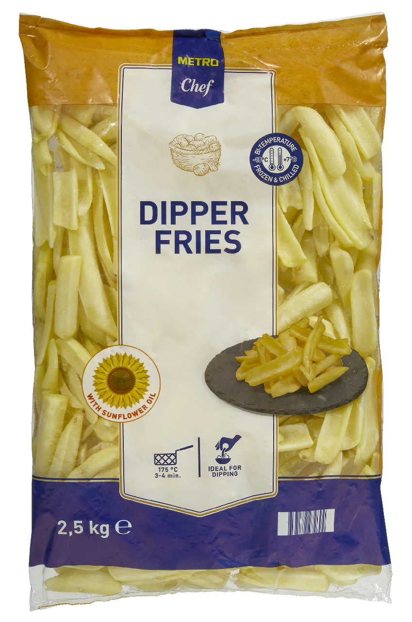 METRO Chef Hranolky Dippers mraž. 2,5 kg