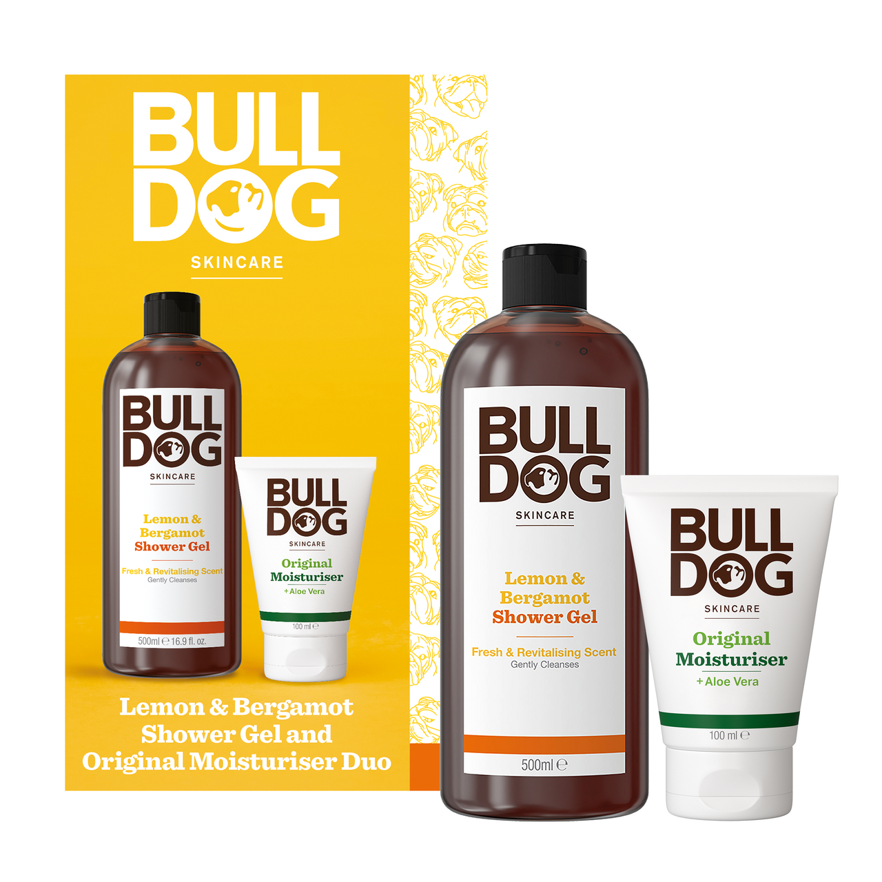 BULLDOG Duoset dárková sada (SG 500 ml + Moisturiser 100 ml)