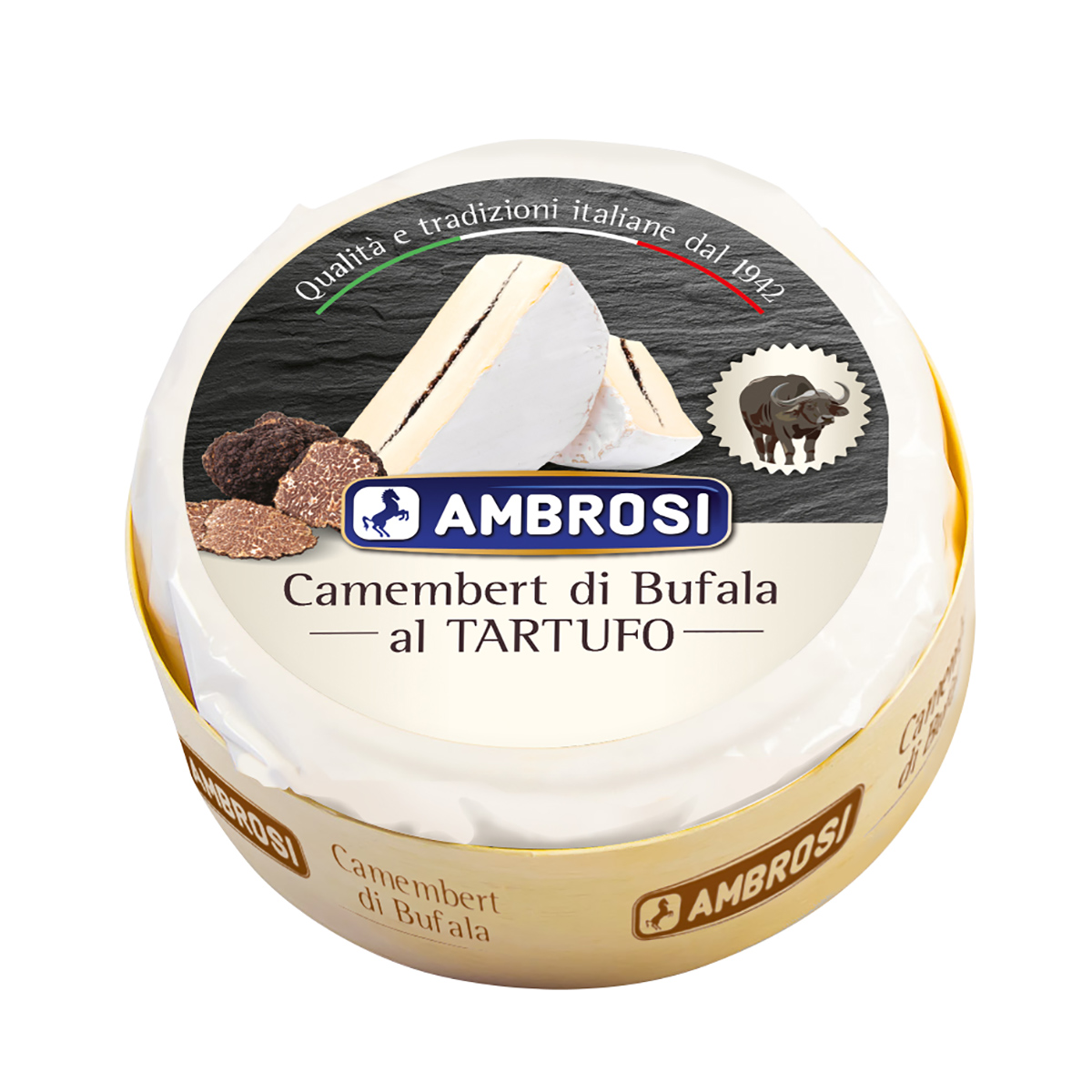 AMBROSI Camembert Di Bufala lanýž chlaz. 150 g