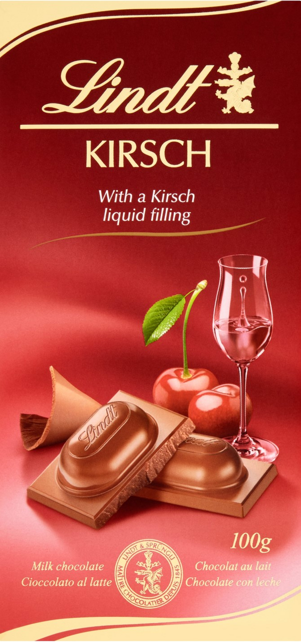 LINDOR Kirsch Tablet 100 g