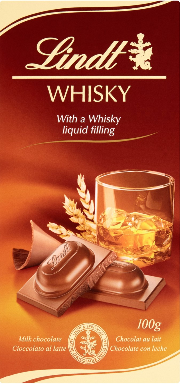 LINDOR Whisky tablet 100 g
