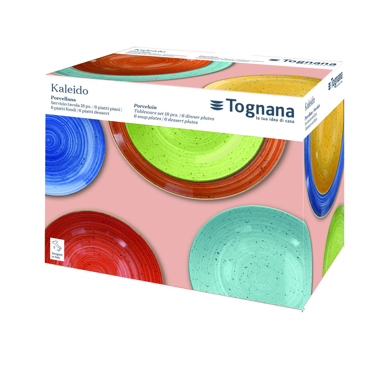 Jídelní sada KALEIDO 18dílná porcelán 1 ks