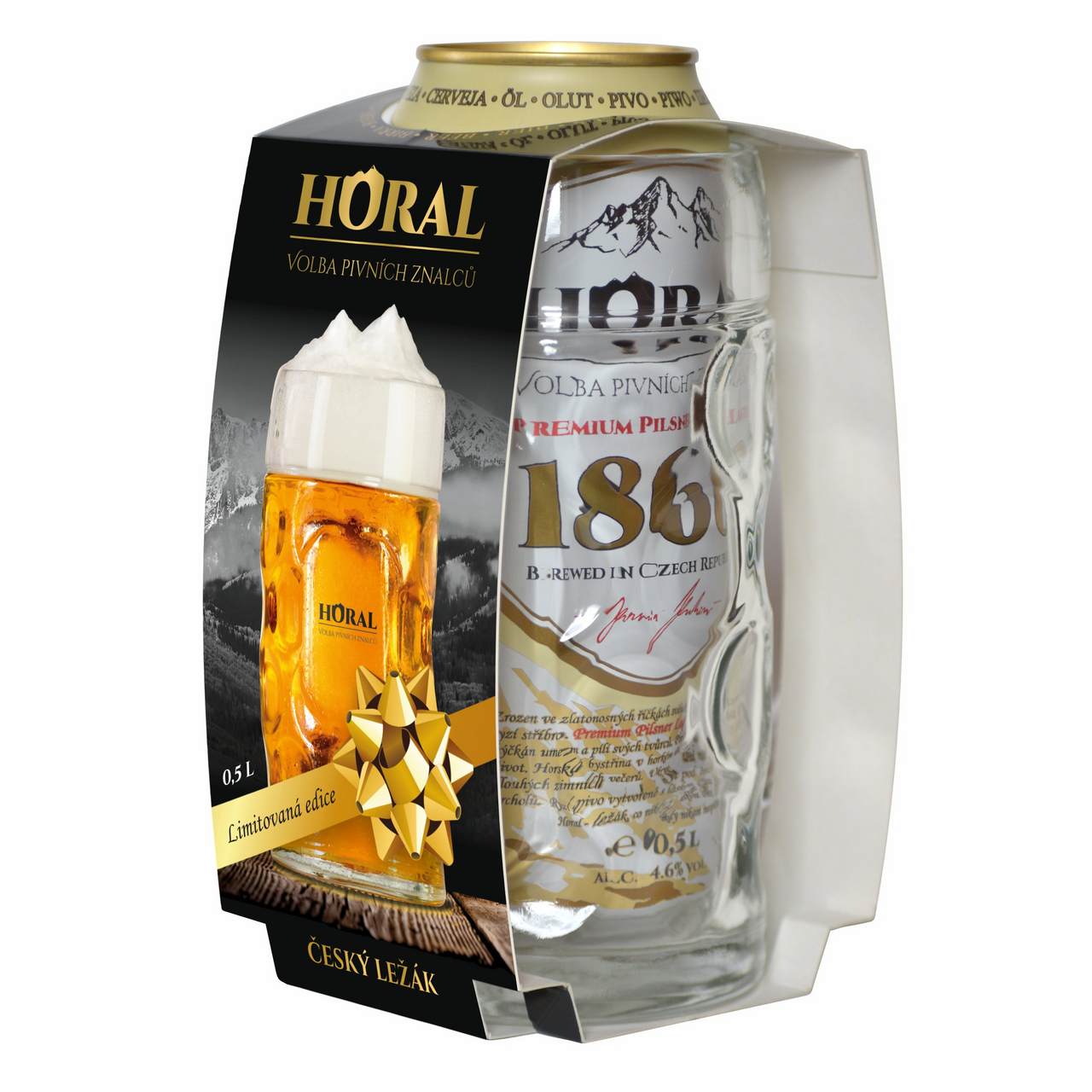 HORAL House Světlý ležák limitovaná edice 500 ml + sklo 1 ks