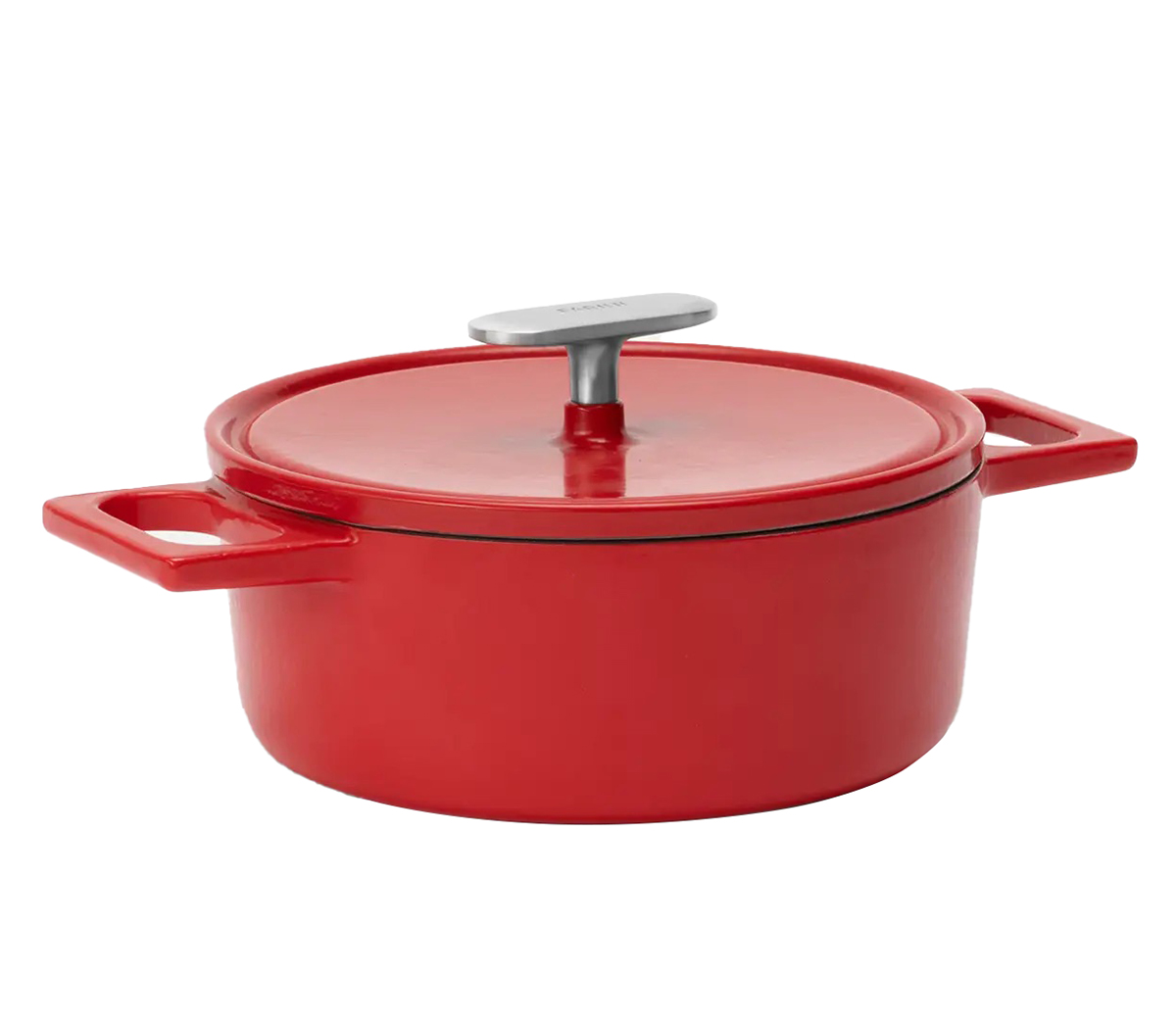 Kastrol + poklice MATTIA 20 cm 2 l litina červený 1 ks