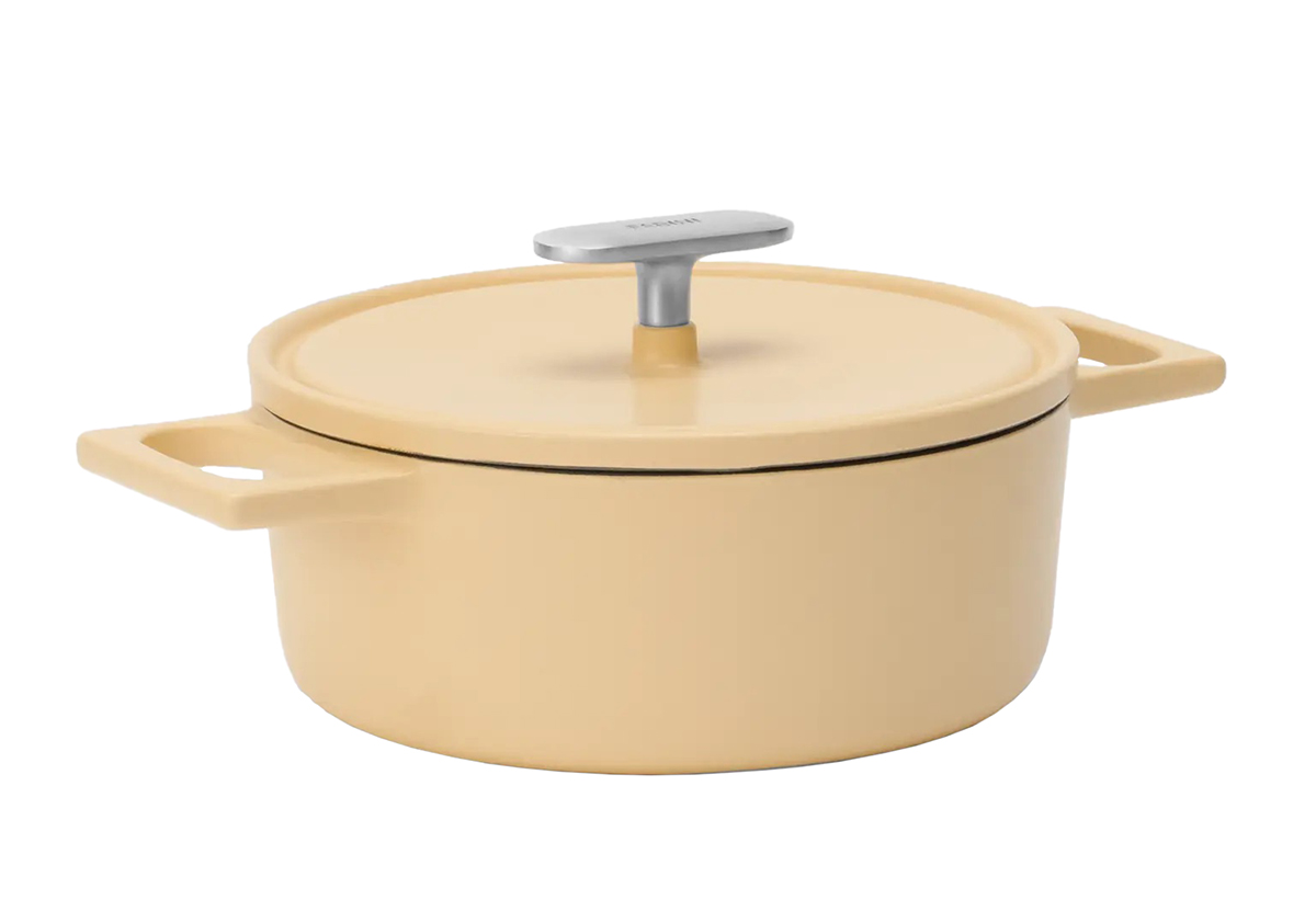 Kastrol + poklice MATTIA 20 cm 2 l litina pískový 1 ks