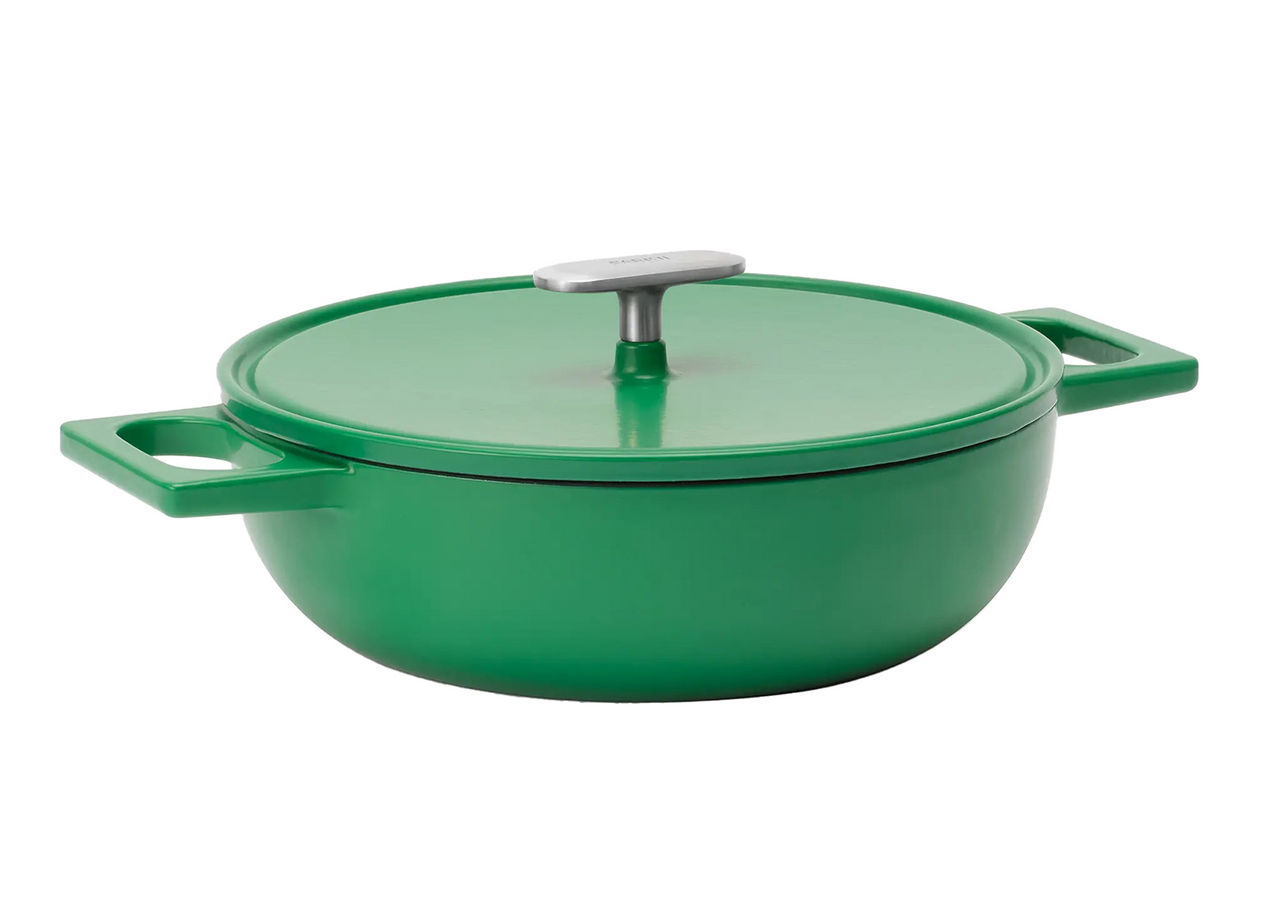 Hrnec + poklice Tegame MATTIA 26 cm litina zelený 1 ks