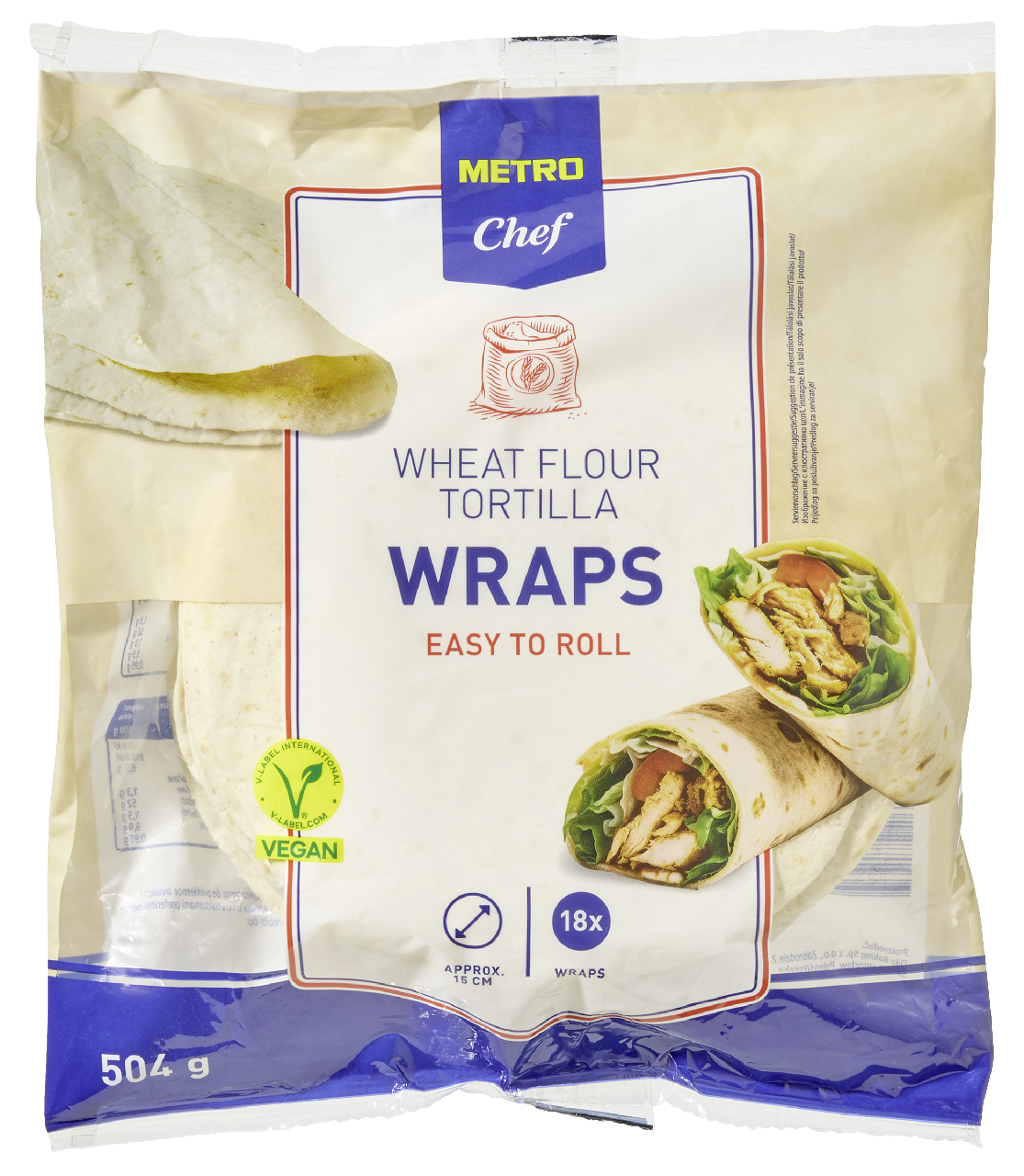 METRO Chef Tortilla 15 cm 28 x 18 g