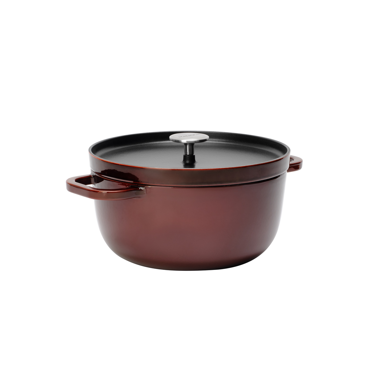 F&P Kastrol + poklice 26 cm 5,2 l litina bordó1 ks