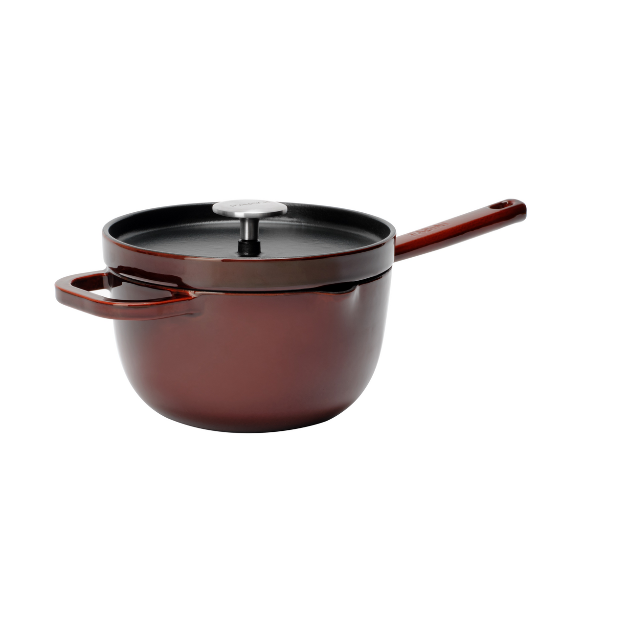 F&P Rendlík + poklice 20 cm 2,5 l litina bordó 1 ks